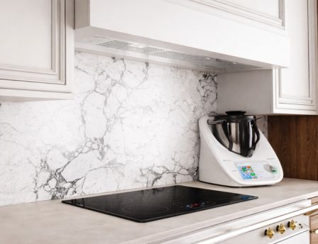 Cooker hood for a cooking robot – how to protect kitchen cabinets from steam?