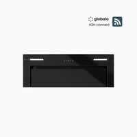 Dunstabzugshaube GLOBALO Gingero 80.2 H2H Schwarz