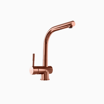 Küchenarmatur mit ausziehbarem Auslauf GLOBALO Lobio Copper 1.1