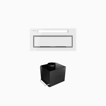 Dunstabzugshaube GLOBALO Saredo 60.1 Schwarz + Turbine TW 1.2