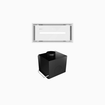 Dunstabzugshaube GLOBALO Saredo 60.1 White + Turbine TW 2.1