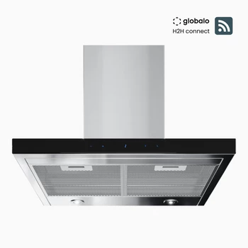 Dunstabzugshaube GLOBALO Nidaro 60.5 H2H Schwarz