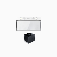 Cooker hood GLOBALO Fluxime 60.1 White + Turbine TW 1.2