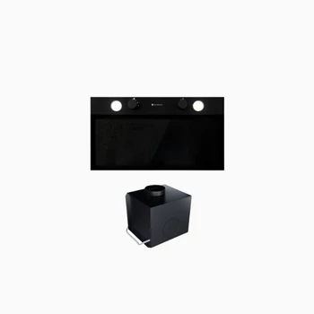 Cooker hood GLOBALO Fluxime 60.1 Black + Turbina TW 1.2