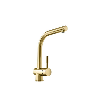 Kitchen faucet with pull-out spout GLOBALO Lobio Gold Mat 1.1