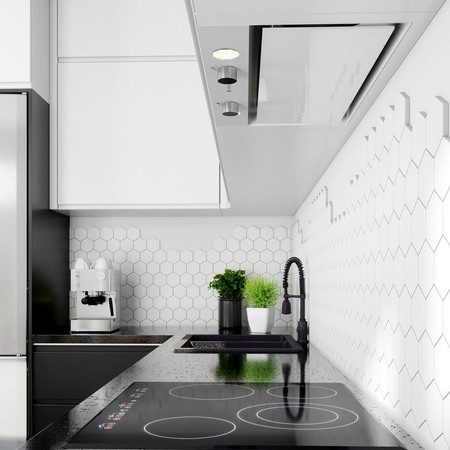 Cooker hood GLOBALO Floweri 60.2 White