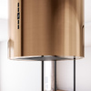 Cooker hood GLOBALO Calmio Isola 39.1 Carmel Gold