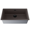 GLOBALO granite kitchen sink Aurilio 80.1 Dark Chocolate Clean Tech
