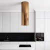 Cooker hood GLOBALO Calmio Isola 39.1 Carmel Gold