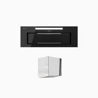 Dunstabzugshaube GLOBALO Saredo 60.1 Schwarz + Turbine TW 1.2