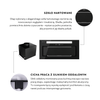 Cooker hood GLOBALO Silentio 60.2 Black + Turbine TW 1.2