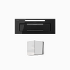 Cooker hood GLOBALO Silentio 80.2 Black + Turbine TZ 1.1