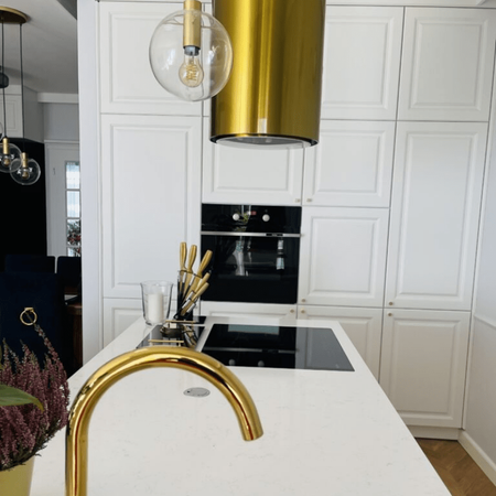 Cooker hood GLOBALO Heweno Isola 39.2 Gold