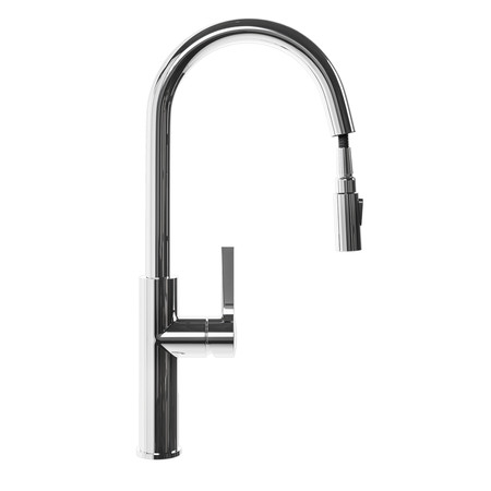 Kitchen faucet with pull-out spout GLOBALO Divio Chrome 1.1