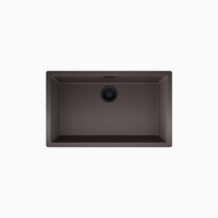 GLOBALO granite kitchen sink Aurilio 80.1 Dark Chocolate Clean Tech