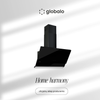 Dunstabzugshaube GLOBALO Zenesor 90.2 Schwarz