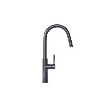 Kitchen faucet with pull-out spout GLOBALO Divio Anthracite 1.1