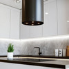 Okap kuchenny GLOBALO Cylindro Isola 39.6 Black Shadow