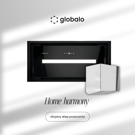 Cooker hood GLOBALO Saredo 60.1 Black + Turbine TZ 1.1