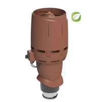 VILPE roof fan ECO FLOW 160P/500 BRICK-RED