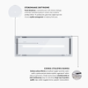 Cooker hood GLOBALO Pinelio 80.1 White