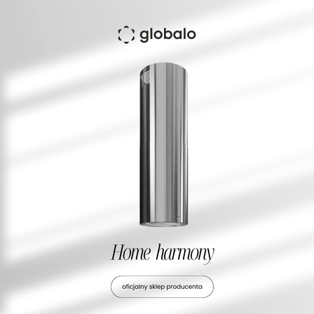 Cooker hood GLOBALO Lobelio Isola 39.1 Inox