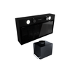 Cooker hood GLOBALO Fluxime 60.1 Black + Turbina TW 1.2