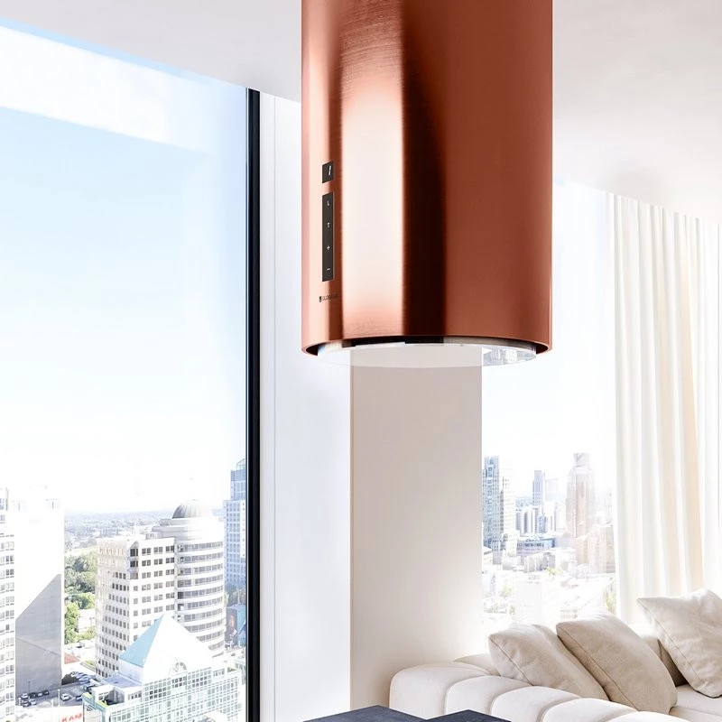 Kupferne Inselhaube zylindrisch