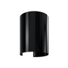 Upper extension for cooker hoods: ROXANO/HEWENO - BLACK