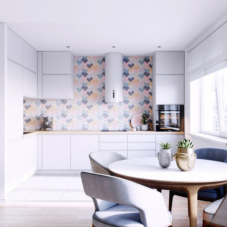 Upper extension for cooker hoods: ROXANO/HEWENO - WHITE