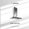 Cooker hood GLOBALO Nidaro 90.5 H2H Black