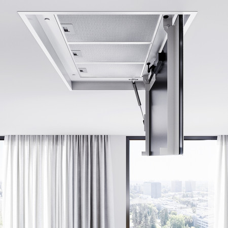 Okap kuchenny GLOBALO NOVELTI 100.1 White + Turbina TW 3.1