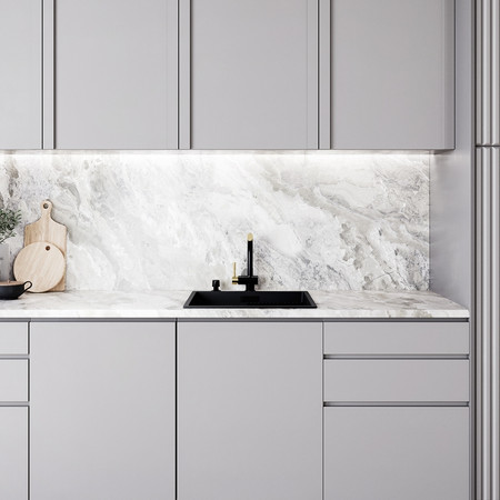 Kitchen faucet GLOBALO Lobio Black/Light Gold Ring 1.1