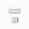 Dunstabzugshaube GLOBALO Saredo 60.1 White + Turbine TW 1.2