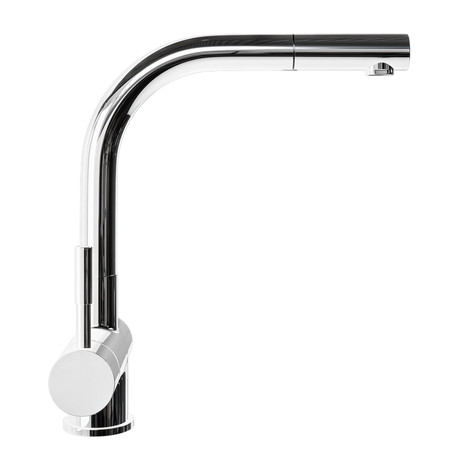 Kitchen faucet with pull-out spout GLOBALO Lobio Chrome 1.1