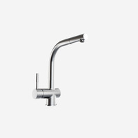 Kitchen faucet with pull-out spout GLOBALO Lobio Inox 1.1