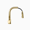 Kitchen faucet with pull-out spout GLOBALO Lobio Gold Mat 1.1