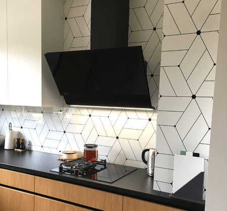 Cooker hood GLOBALO Zenesor 90.2 Black