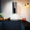 Dunstabzugshaube GLOBALO Roxano 39.1 Inox