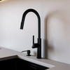 Kitchen faucet with pull-out spout GLOBALO Divio Black 1.1