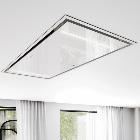 Cooker Hood GLOBALO Zenara 100.1 White + Turbina TZ 1.1