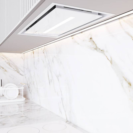 Cooker hood GLOBALO Saredo 60.1 White + Turbina TW 1.2