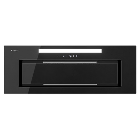 Dunstabzugshaube GLOBALO Saredo 60.1 Schwarz + Turbine TW 1.2