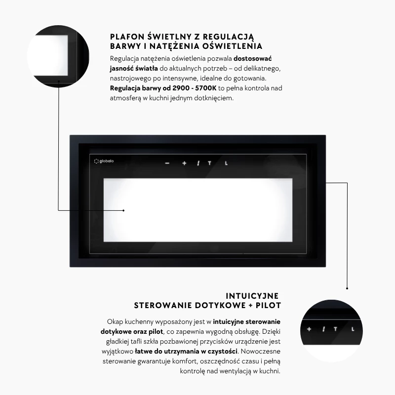 GLOBALO Salviro cooker hood - visualisation