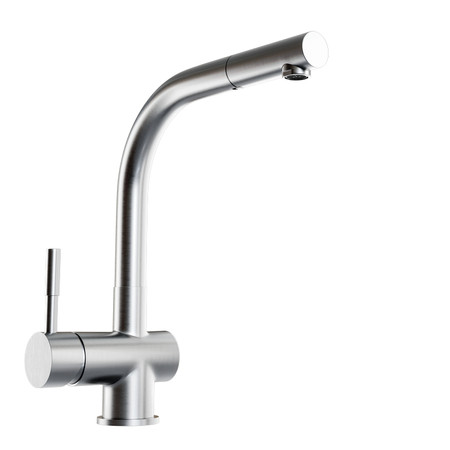 Kitchen faucet with pull-out spout GLOBALO Lobio Inox 1.1