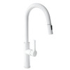 Kitchen faucet with pull-out spout GLOBALO Divio White 1.1