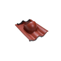VILPE Dachziegel-Durchgang Profil S 74015 ROT