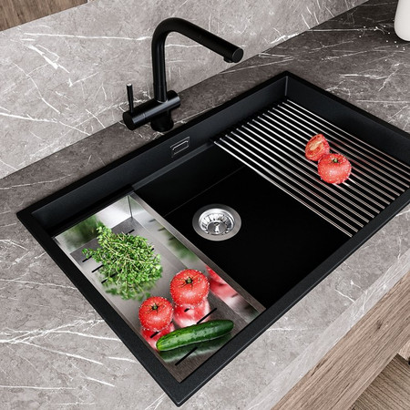 GLOBALO Miralio 80.1 Black/IX Spülbecken