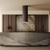Cooker hood GLOBALO Miraya Isola 39.1 Dark Chocolate