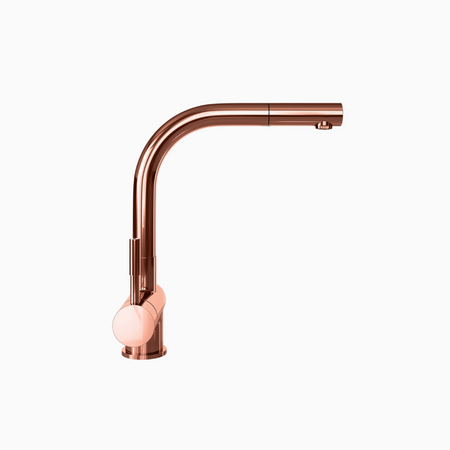 Küchenarmatur mit ausziehbarem Auslauf GLOBALO Lobio Copper 1.1